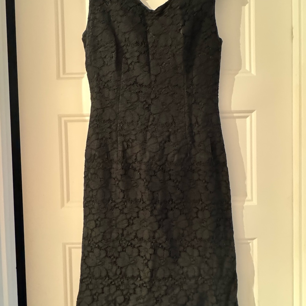 Versace Black Sweetheart Sheath Midi Dress